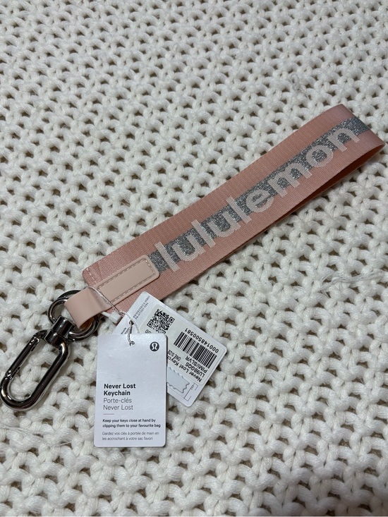lululemon athletica Accessories - NWT lululemon never lost keychain in pink mist/silver